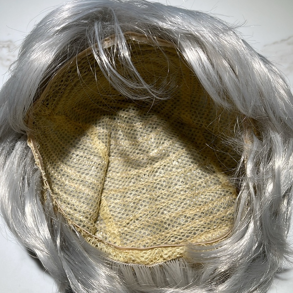 HAIR Pixie with bangs Light Gray/Silver/White - Picture 7 of 10